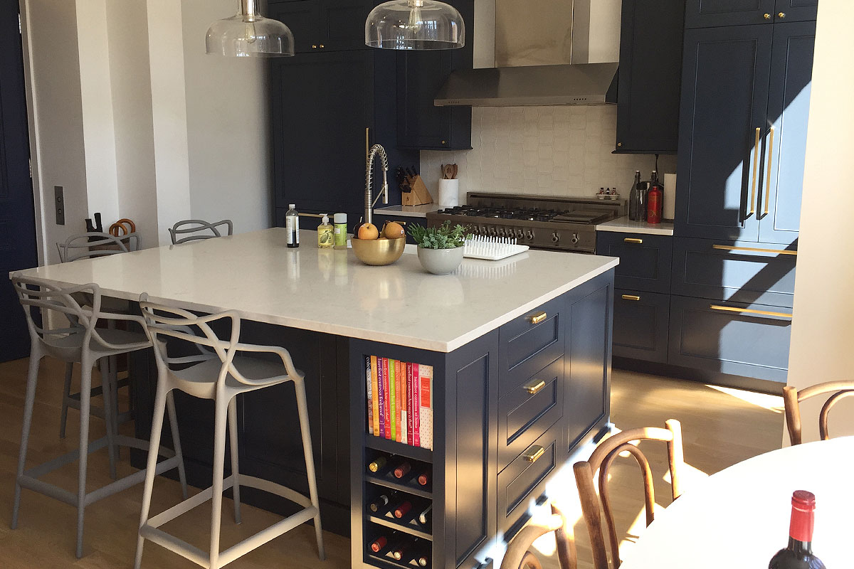 Kitchen Cabinets, Beacon Hill, Boston MA